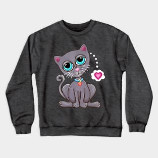 Lil Kitty Dreams of Love Crewneck Sweatshirt